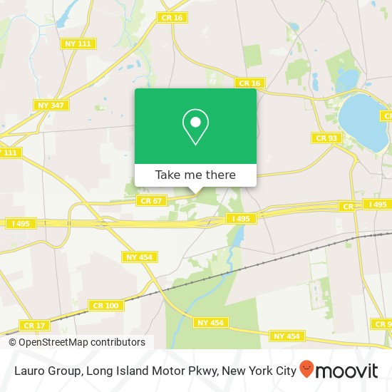 Mapa de Lauro Group, Long Island Motor Pkwy