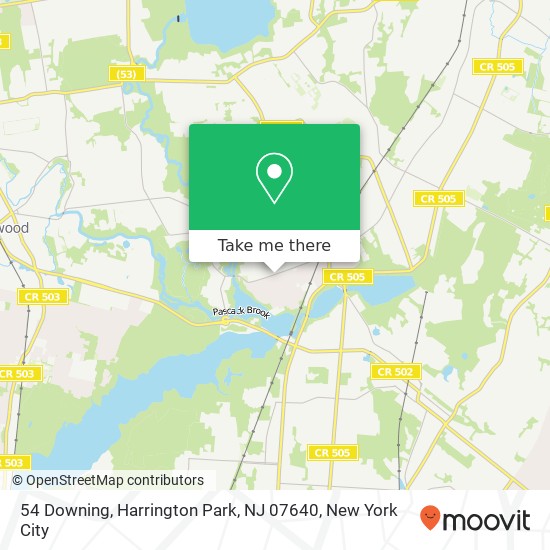 54 Downing, Harrington Park, NJ 07640 map