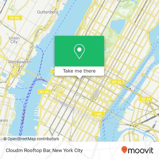 Cloudm Rooftop Bar map