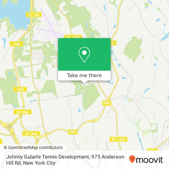 Mapa de Johnny Gularte Tennis Development, 975 Anderson Hill Rd