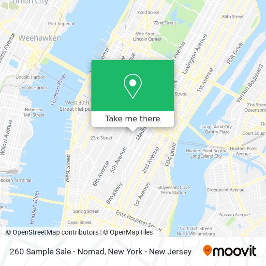 260 Sample Sale - Nomad map