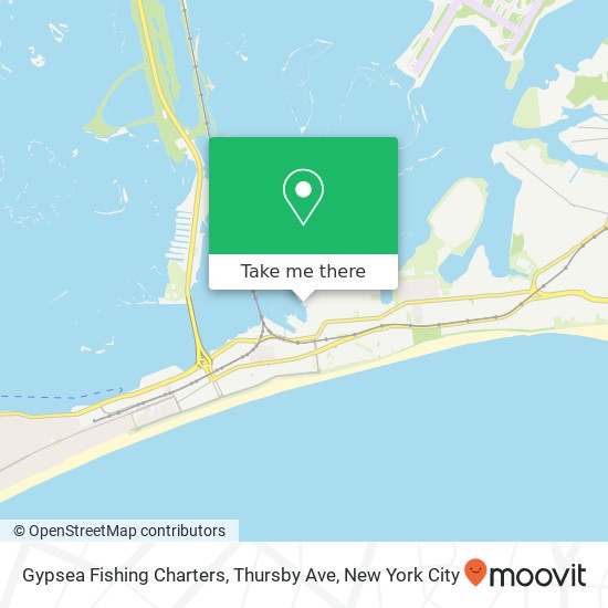 Mapa de Gypsea Fishing Charters, Thursby Ave