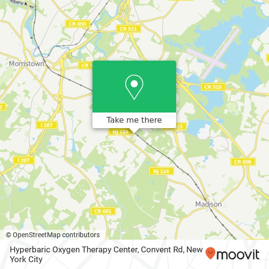 Hyperbaric Oxygen Therapy Center, Convent Rd map