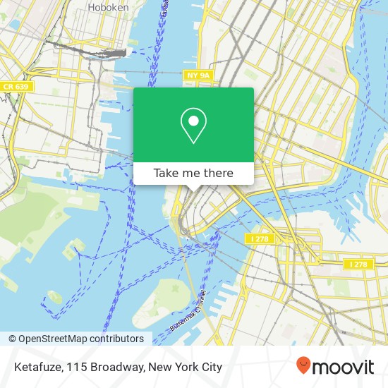 Mapa de Ketafuze, 115 Broadway