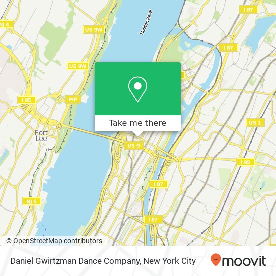 Daniel Gwirtzman Dance Company map