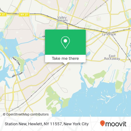 Mapa de Station New, Hewlett, NY 11557