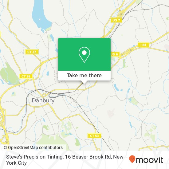 Steve's Precision Tinting, 16 Beaver Brook Rd map