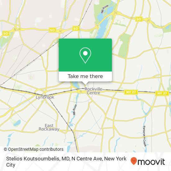 Mapa de Stelios Koutsoumbelis, MD, N Centre Ave