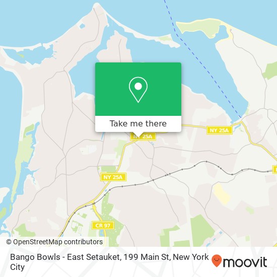 Bango Bowls - East Setauket, 199 Main St map