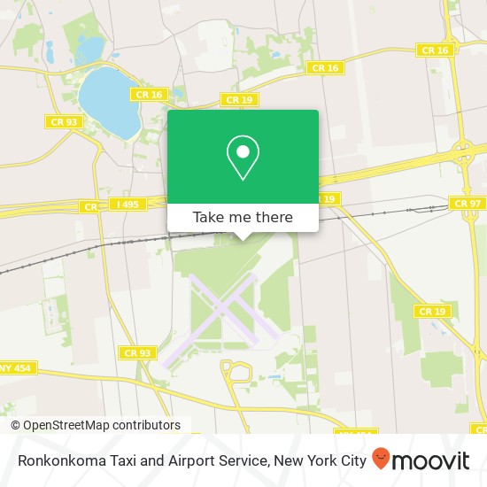 Ronkonkoma Taxi and Airport Service map