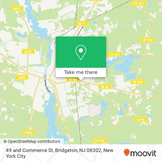 49 and Commerce St, Bridgeton, NJ 08302 map