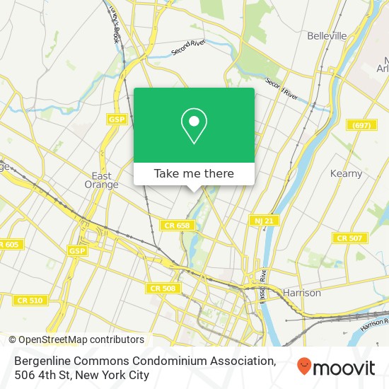 Bergenline Commons Condominium Association, 506 4th St map