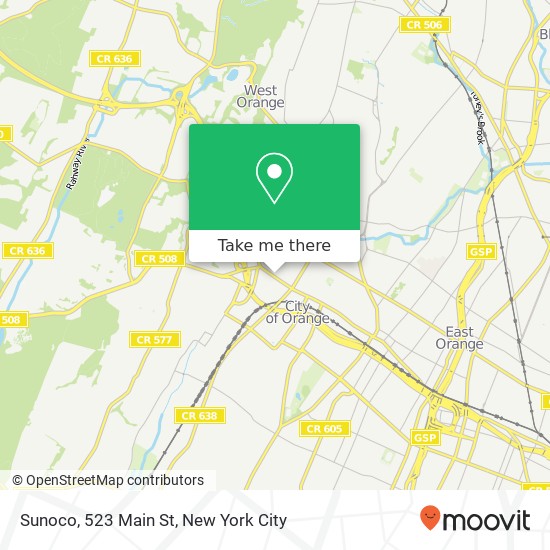 Mapa de Sunoco, 523 Main St