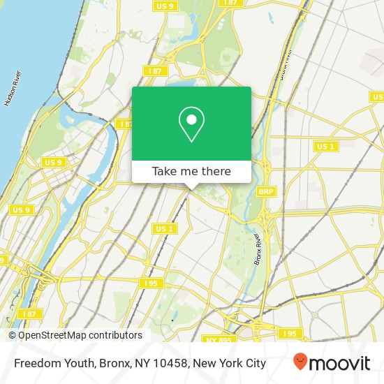 Freedom Youth, Bronx, NY 10458 map