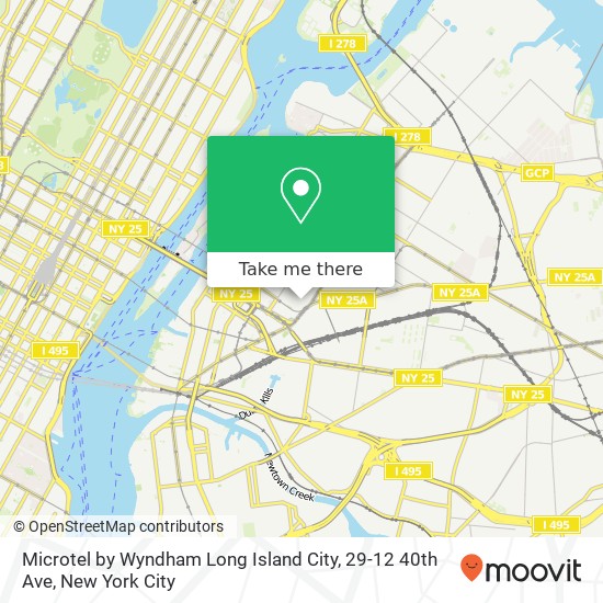 Microtel by Wyndham Long Island City, 29-12 40th Ave map