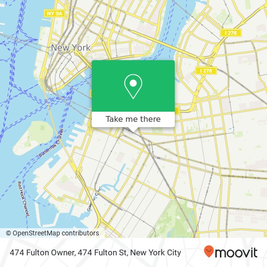 Mapa de 474 Fulton Owner, 474 Fulton St