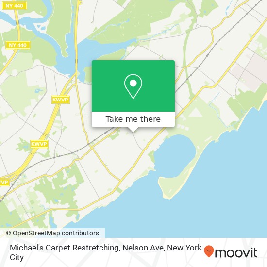 Michael's Carpet Restretching, Nelson Ave map