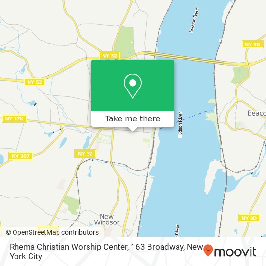 Rhema Christian Worship Center, 163 Broadway map