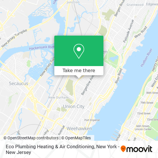 Eco Plumbing Heating & Air Conditioning map