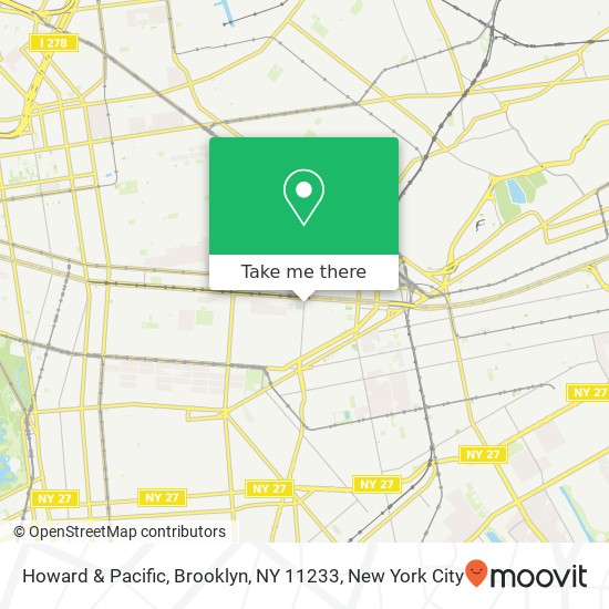 Howard & Pacific, Brooklyn, NY 11233 map