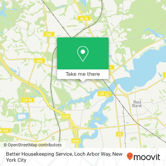 Better Housekeeping Service, Loch Arbor Way map