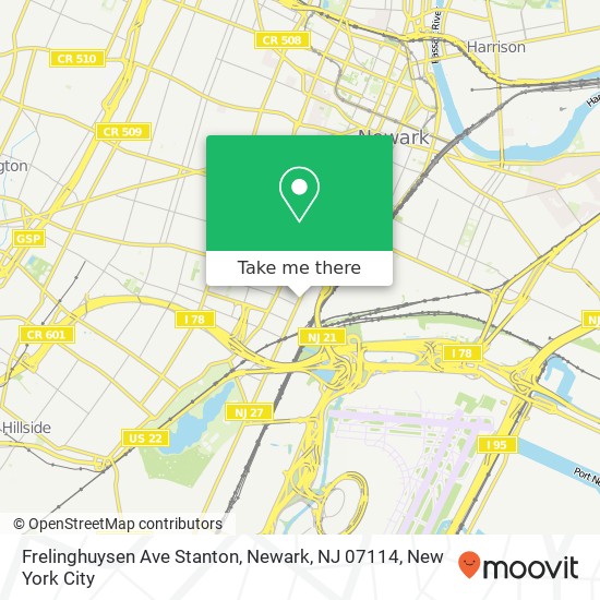 Frelinghuysen Ave Stanton, Newark, NJ 07114 map