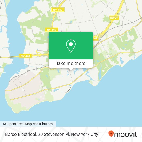 Mapa de Barco Electrical, 20 Stevenson Pl
