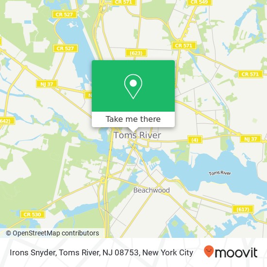 Irons Snyder, Toms River, NJ 08753 map