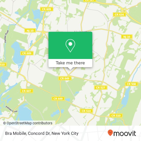 Bra Mobile, Concord Dr map