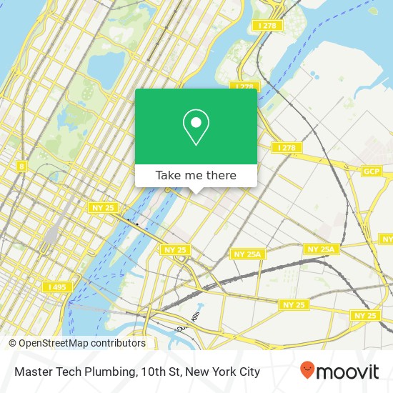 Mapa de Master Tech Plumbing, 10th St