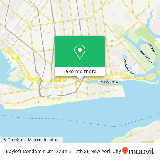 Mapa de Bayloft Condominium, 2784 E 12th St