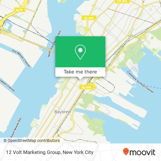 Mapa de 12 Volt Marketing Group