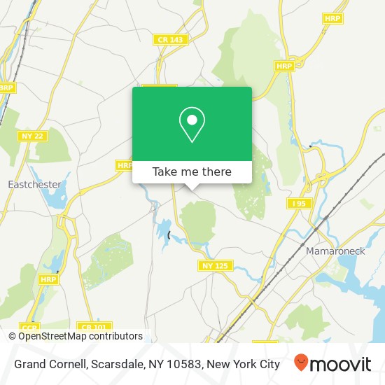 Mapa de Grand Cornell, Scarsdale, NY 10583