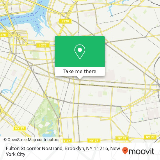 Fulton St corner Nostrand, Brooklyn, NY 11216 map