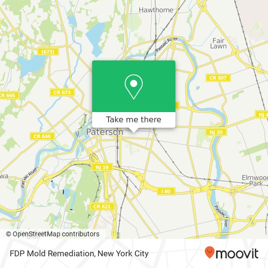 FDP Mold Remediation map