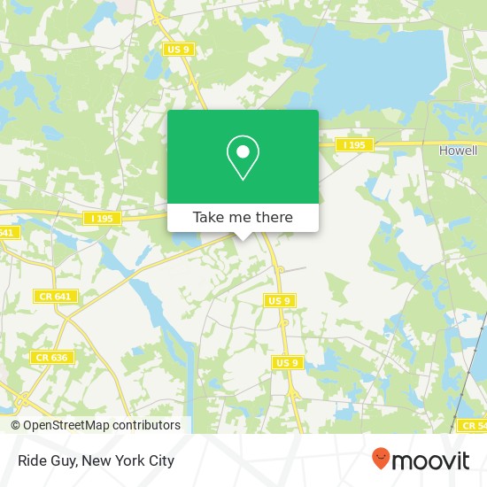 Ride Guy map