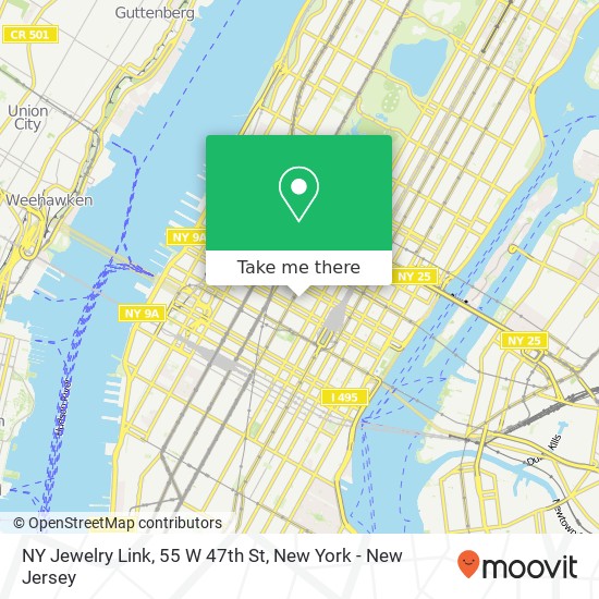 Mapa de NY Jewelry Link, 55 W 47th St
