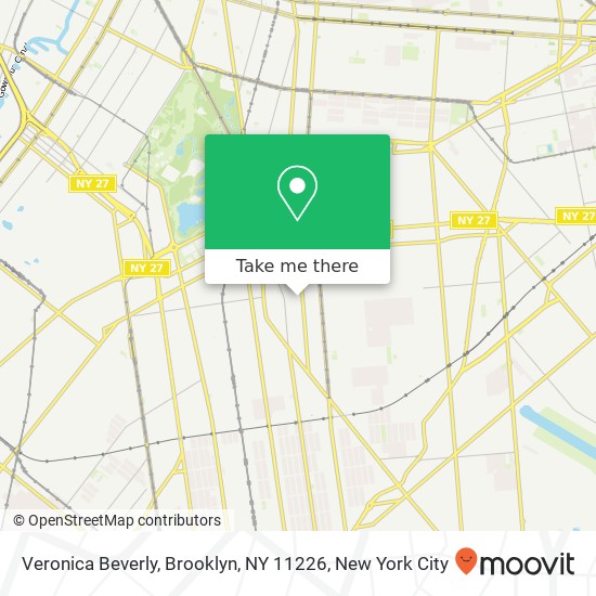 Veronica Beverly, Brooklyn, NY 11226 map