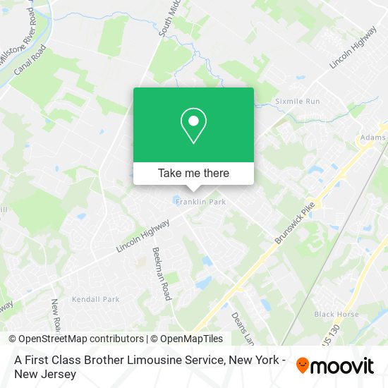 A First Class Brother Limousine Service map