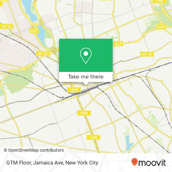 Mapa de GTM Floor, Jamaica Ave