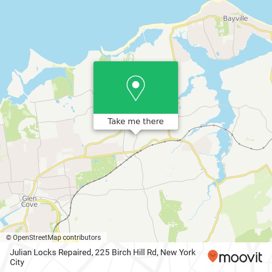Mapa de Julian Locks Repaired, 225 Birch Hill Rd