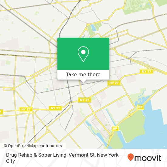 Mapa de Drug Rehab & Sober Living, Vermont St