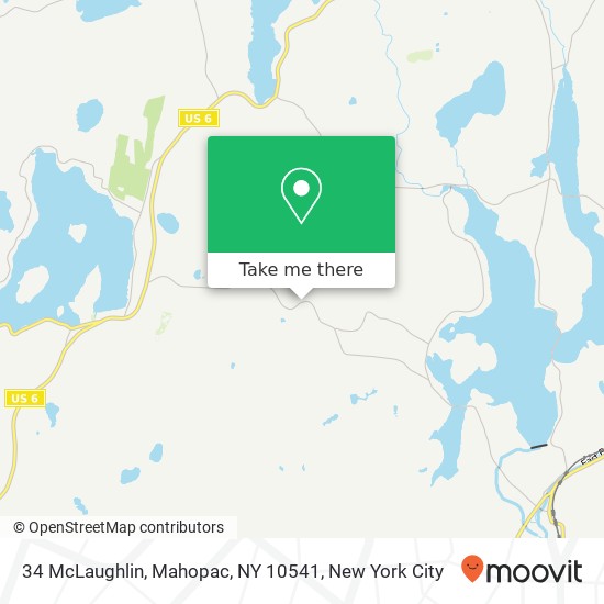 Mapa de 34 McLaughlin, Mahopac, NY 10541