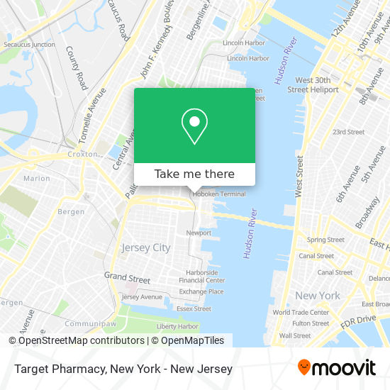 Mapa de Target Pharmacy