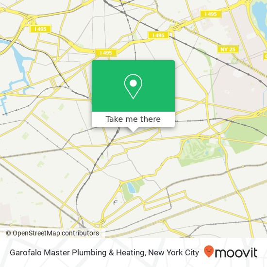 Garofalo Master Plumbing & Heating map