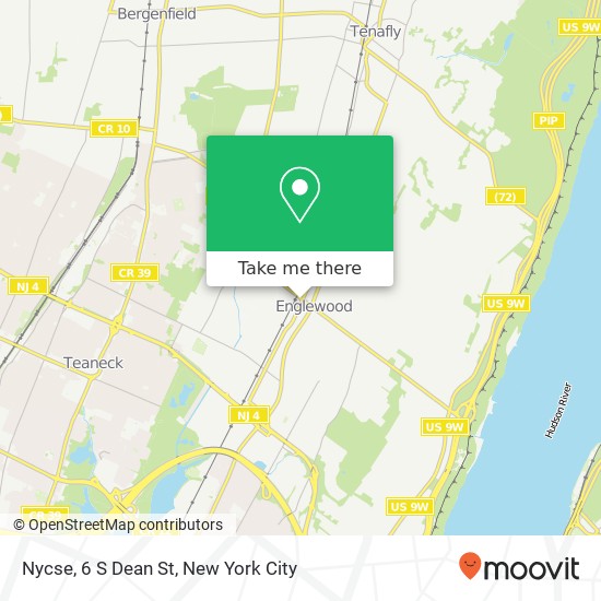 Nycse, 6 S Dean St map