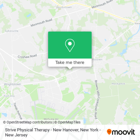 Mapa de Strive Physical Therapy - New Hanover