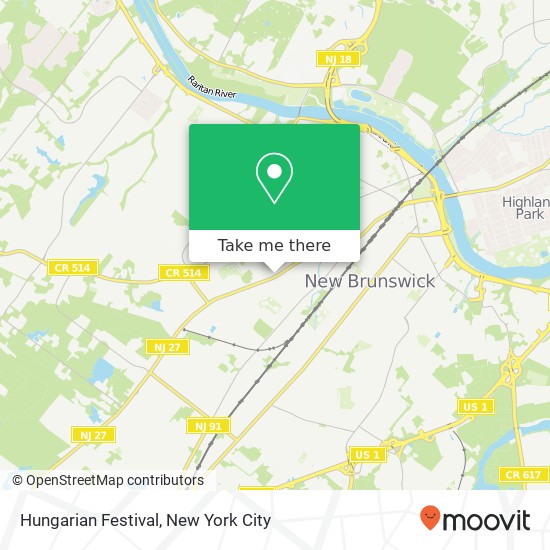 Hungarian Festival map