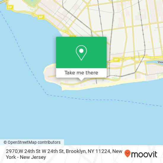 2970,W 24th St W 24th St, Brooklyn, NY 11224 map