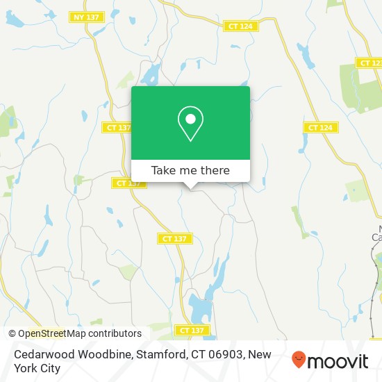 Cedarwood Woodbine, Stamford, CT 06903 map